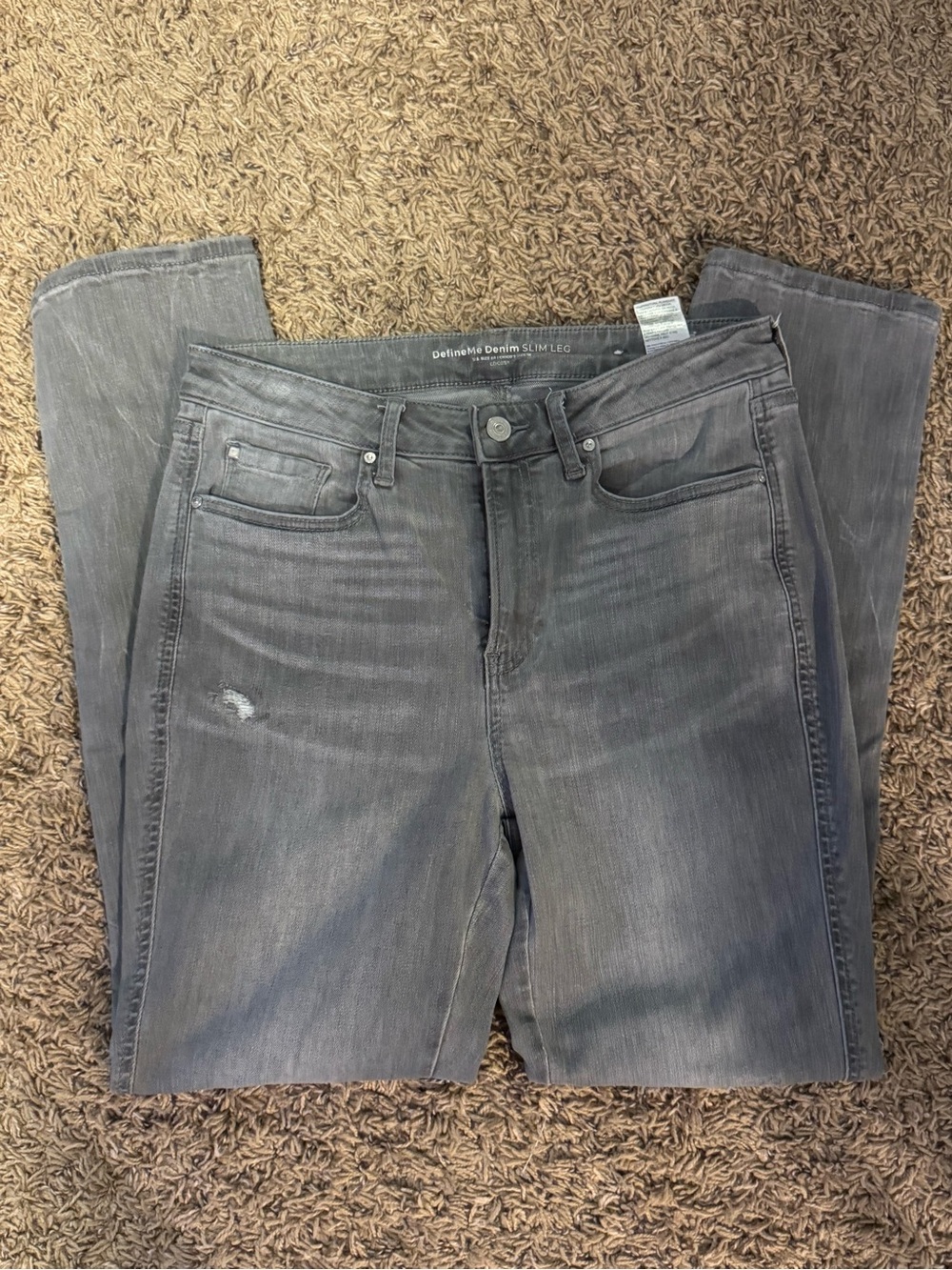 Chico's Women's Skinny Jeans in Charcoal Gray